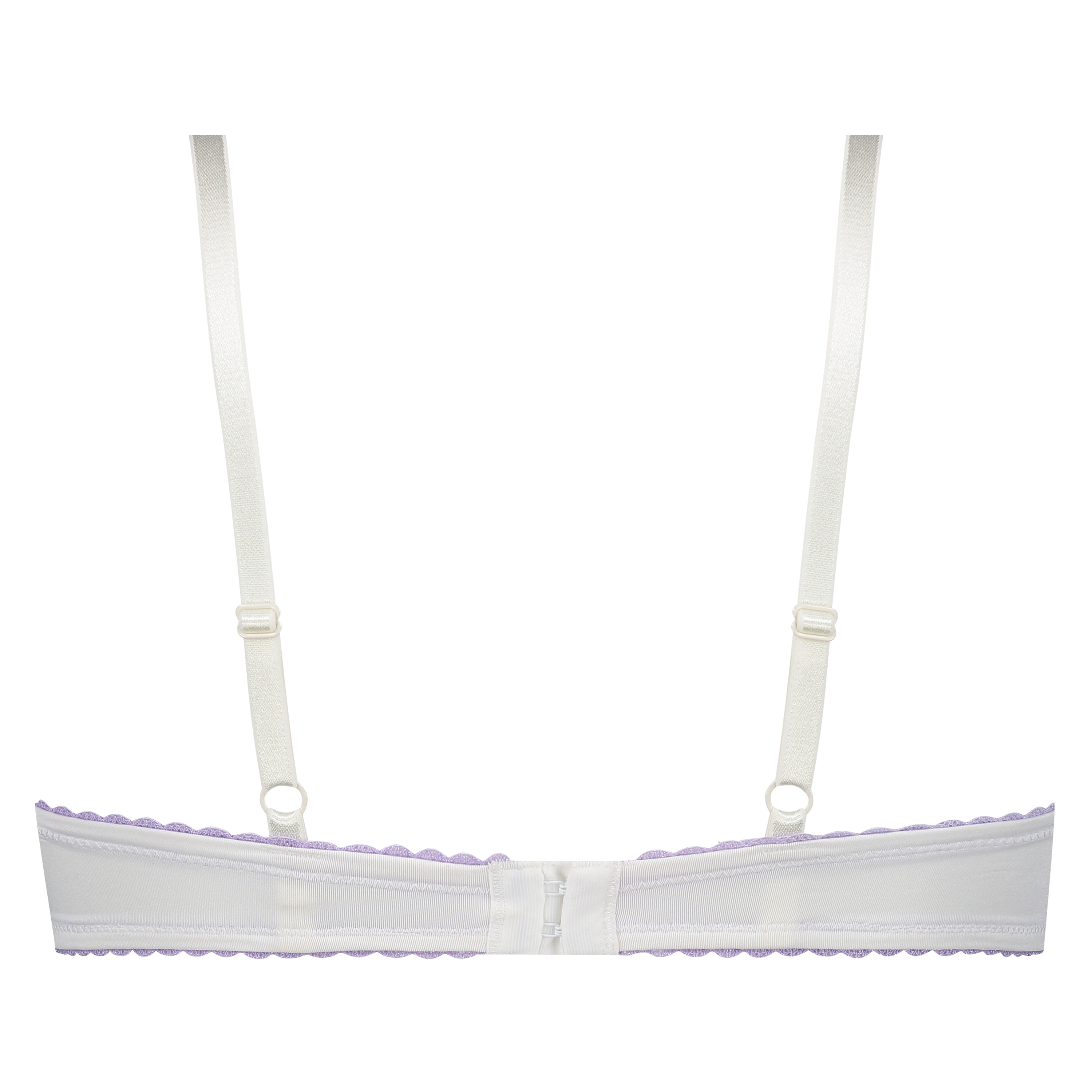 Cherry Padded Underwired Bra, White, main