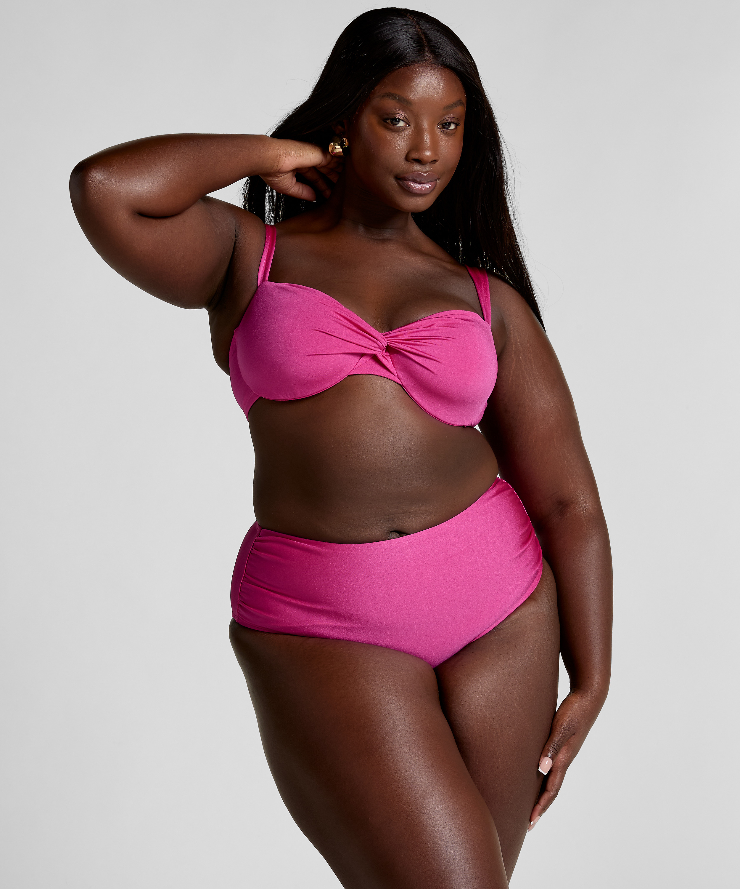 Costa Bikini Top, Pink, main