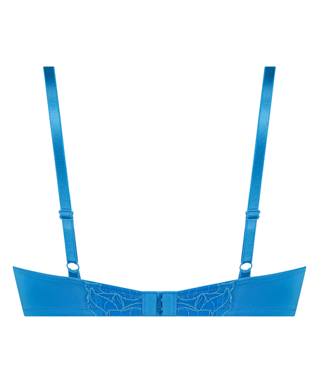 Anya Non-Padded Longline Underwired Bra, Blue