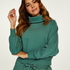 Funnel Neck Sweater, Green