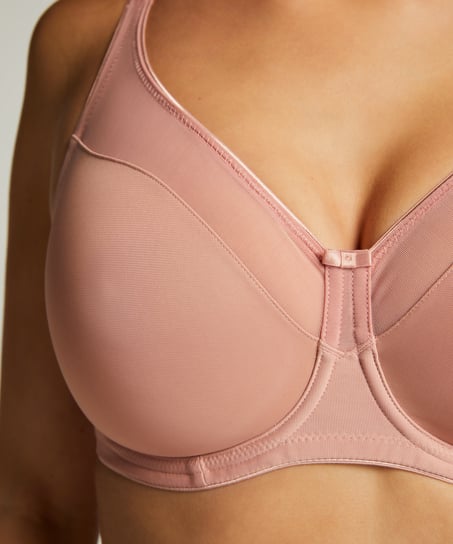 Nina Non-Padded Underwired Minimizer Bra, Pink