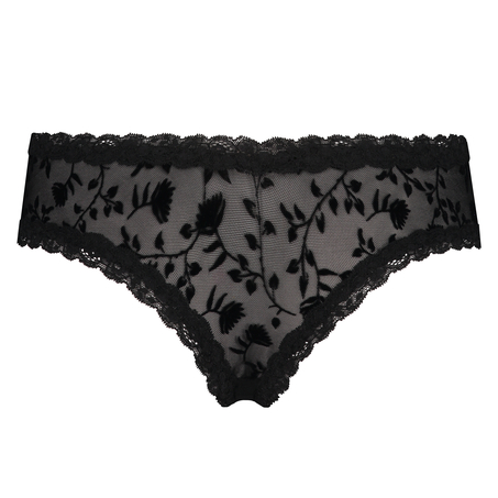 V-shaped Brazilian mesh, Black