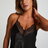 Leopard Cami Top, Black