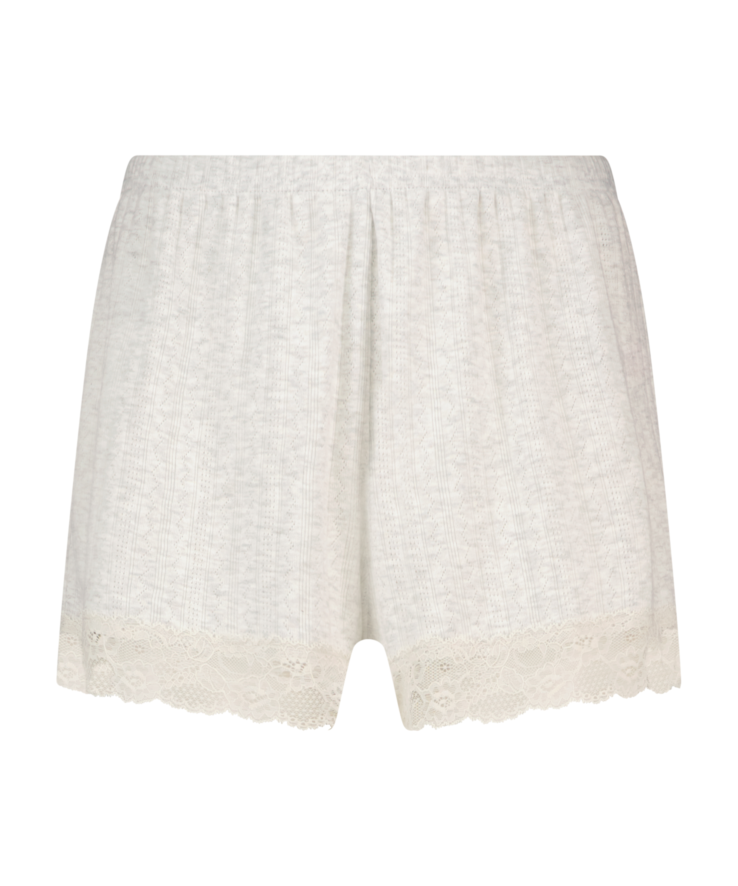 Lace shorts, Beige, main