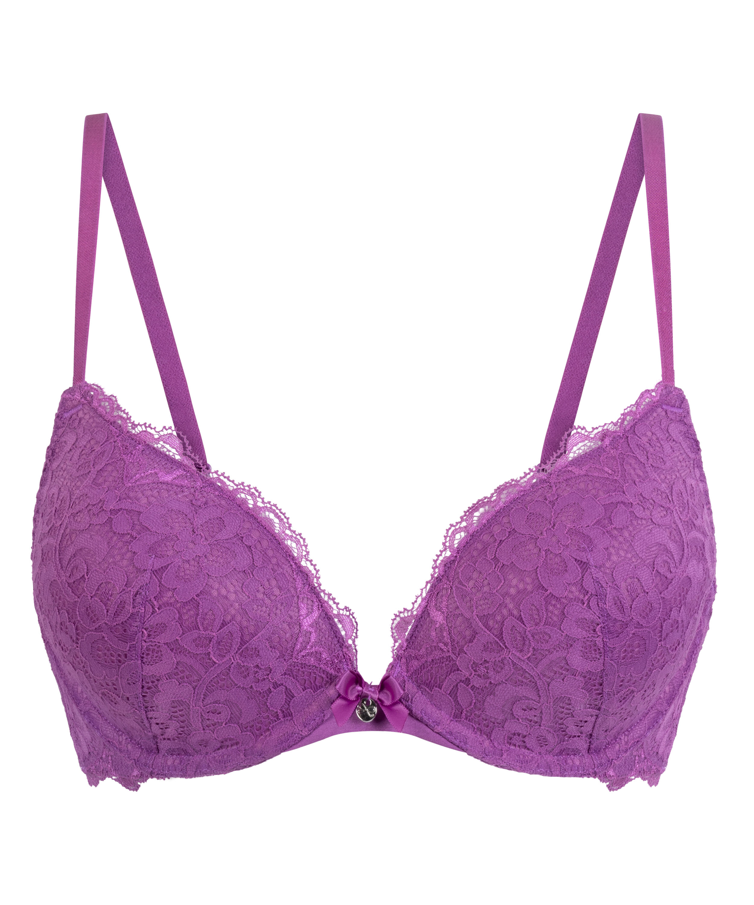 Marine Padded Underwired Push-Up Bra, Pink