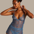 Delphine Lace Cami, Blue