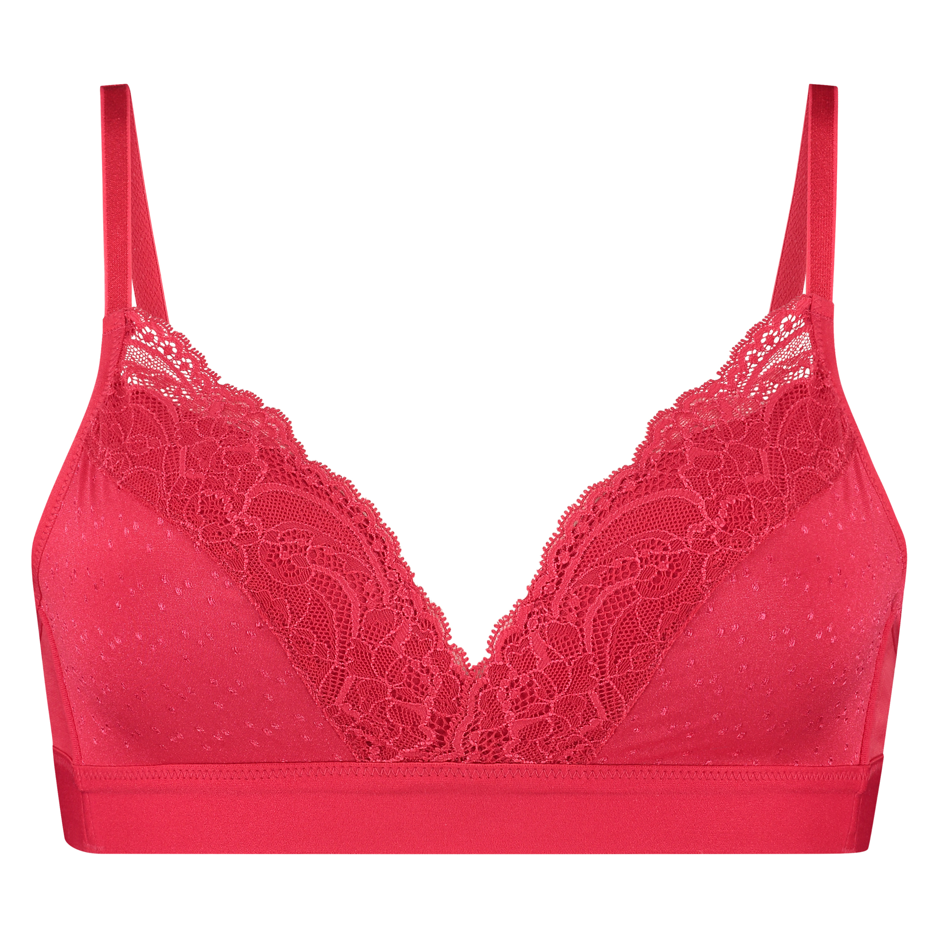 Sophie Padded Non-wired Bra, Red, main