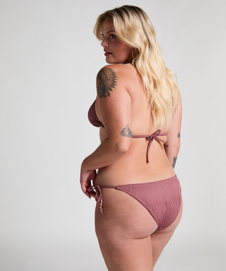 Cozumel High-Leg Bikini Bottoms, Purple