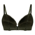 Teddy Padded Underwired Push-Up Bra, Green