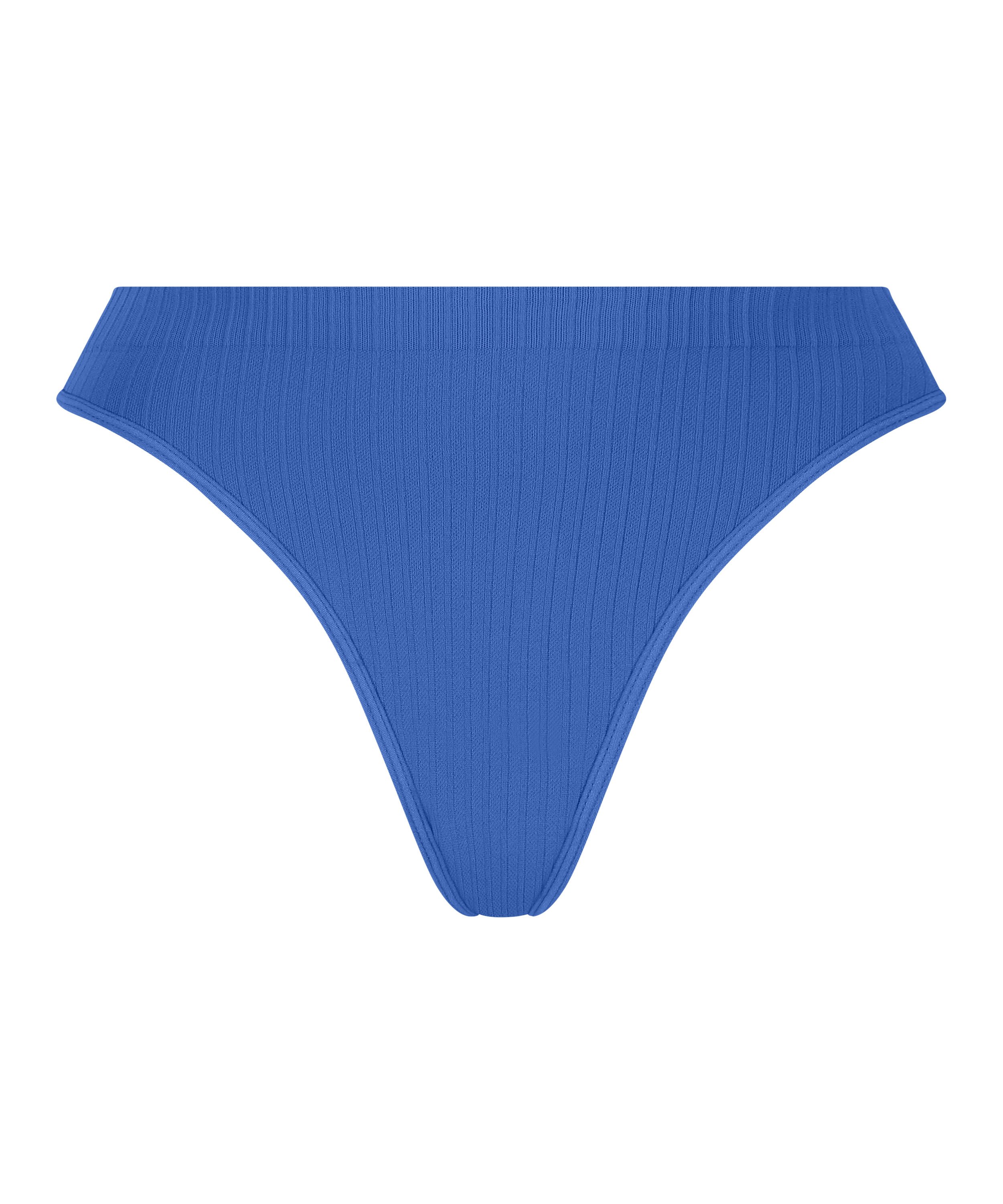 Dianne High Leg Thong, Blue