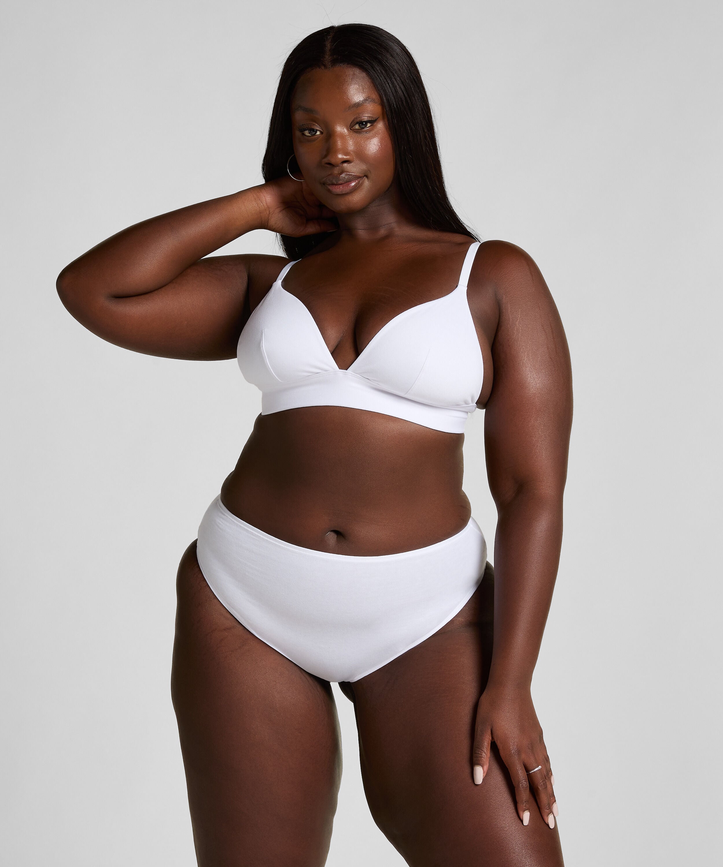 Cotton High Leg Brazilian