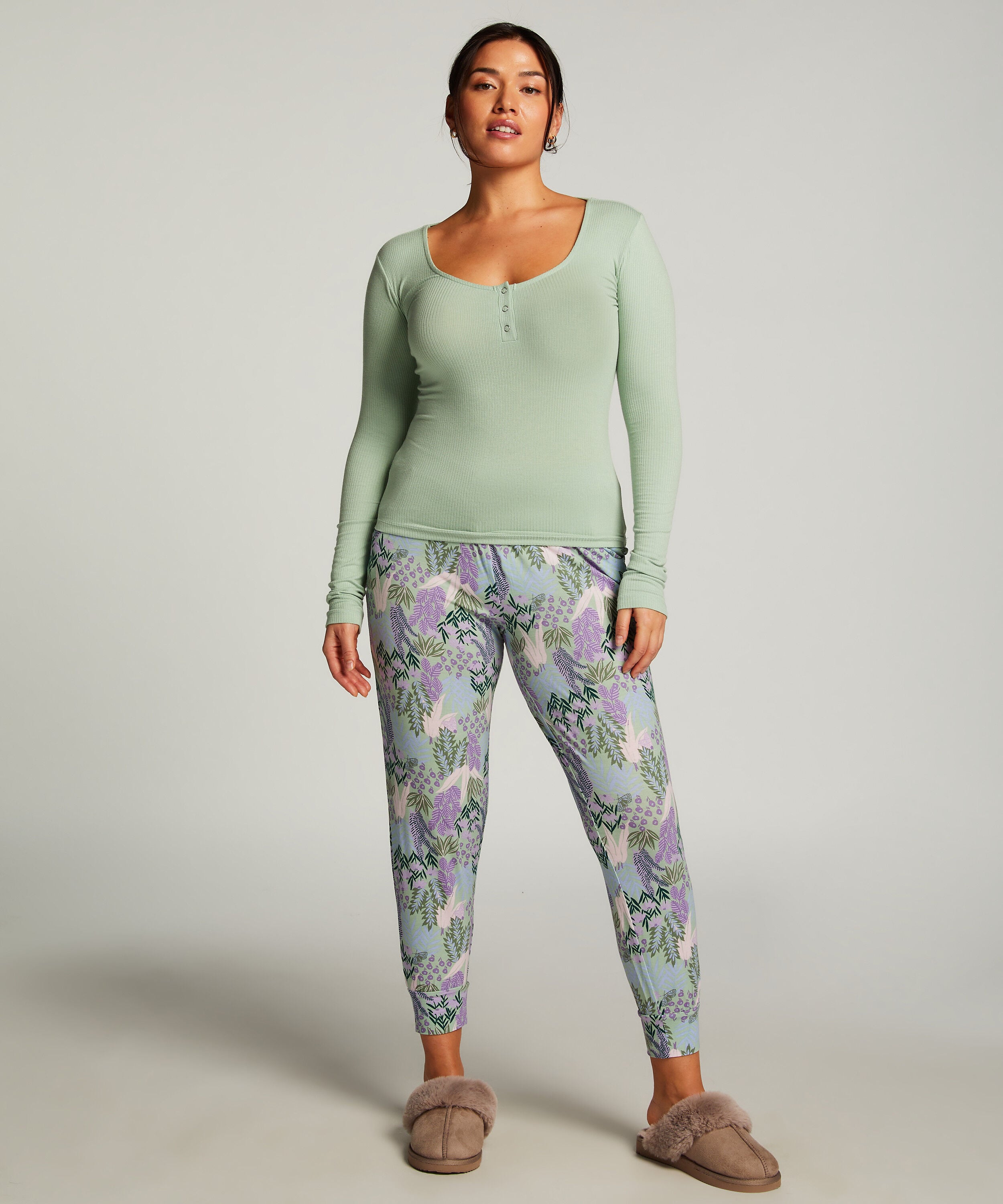Tall Pyjama Pants, Green Tall Pyjama Pants, Green
