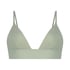 Smooth Triangle Bralette, Green
