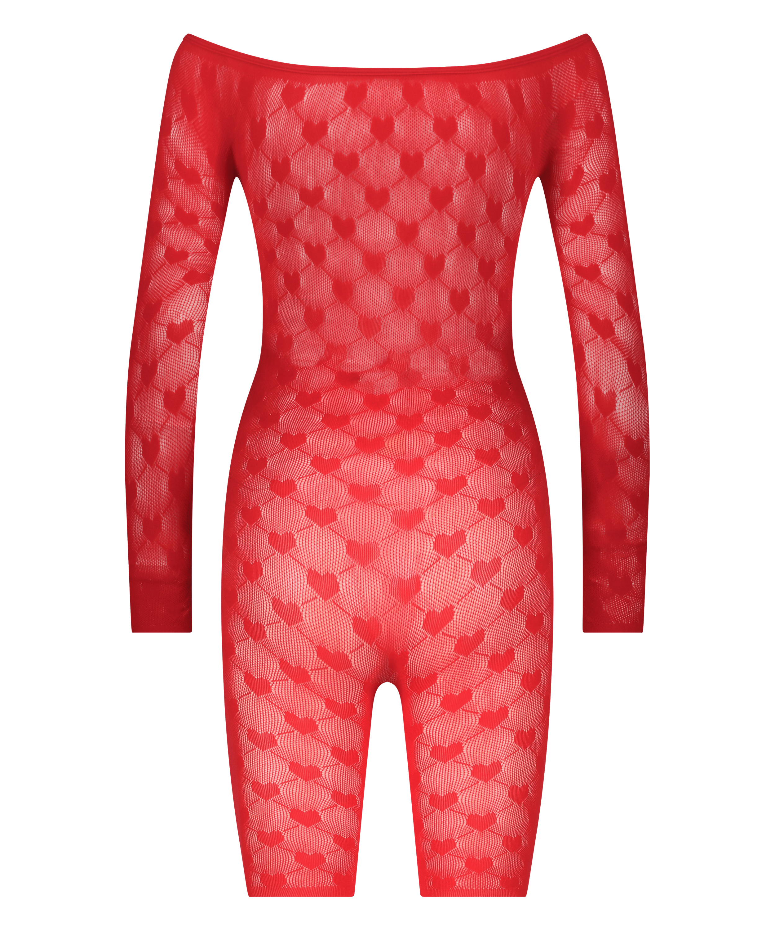 Private Heart Playsuit, Red, main