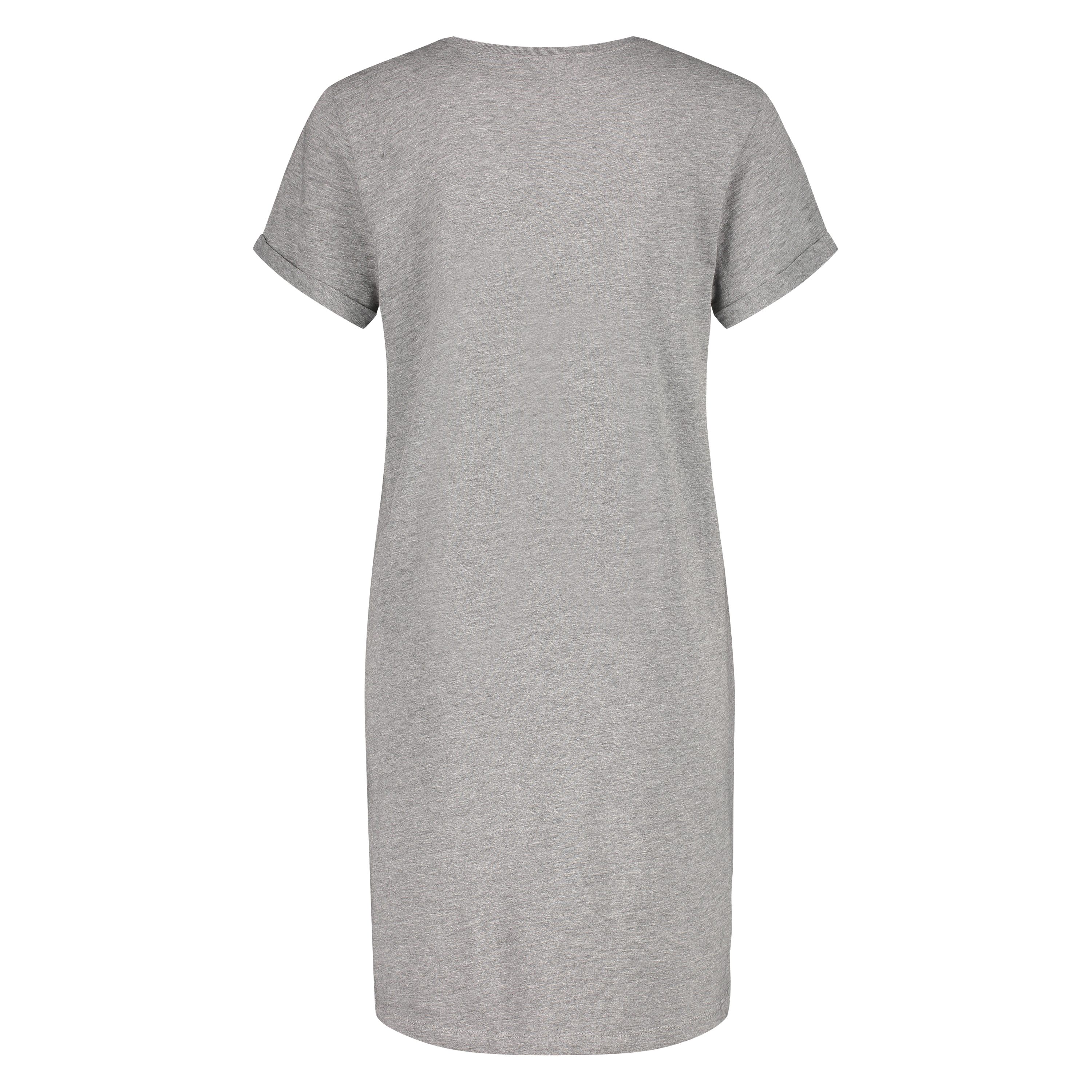Round Neck Nightshirt, Grey, main