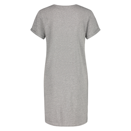 Round Neck Nightshirt, Grey