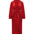 Fleece Bathrobe, Red