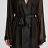 Maxime Tulle Kimono, Black