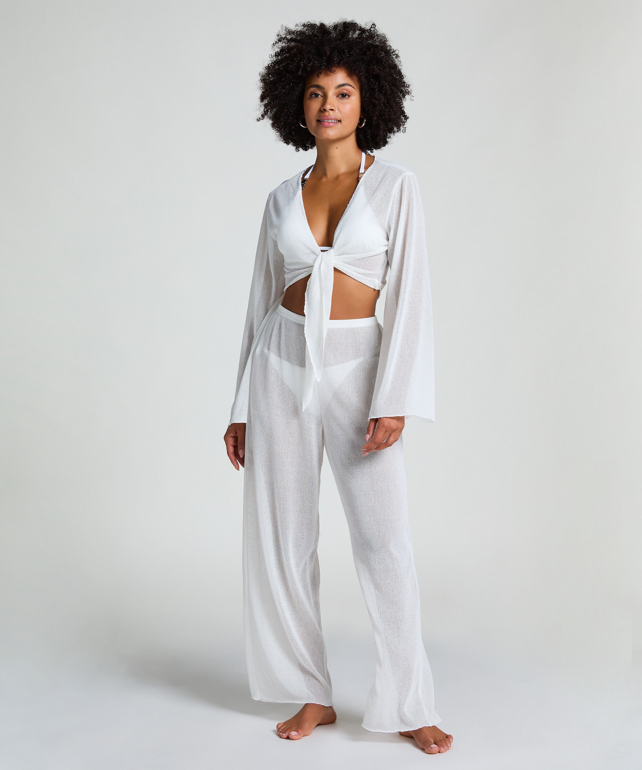 Beach Knit Top, White