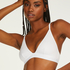 Cutie Triangle Bralette, White