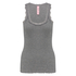 Top rib Cami lace, Grey