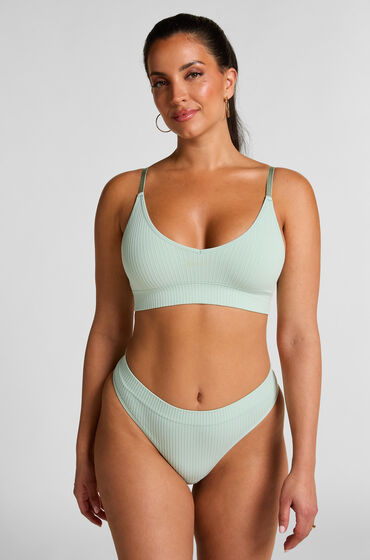 Hunkemöller Dianne High Leg Thong Green