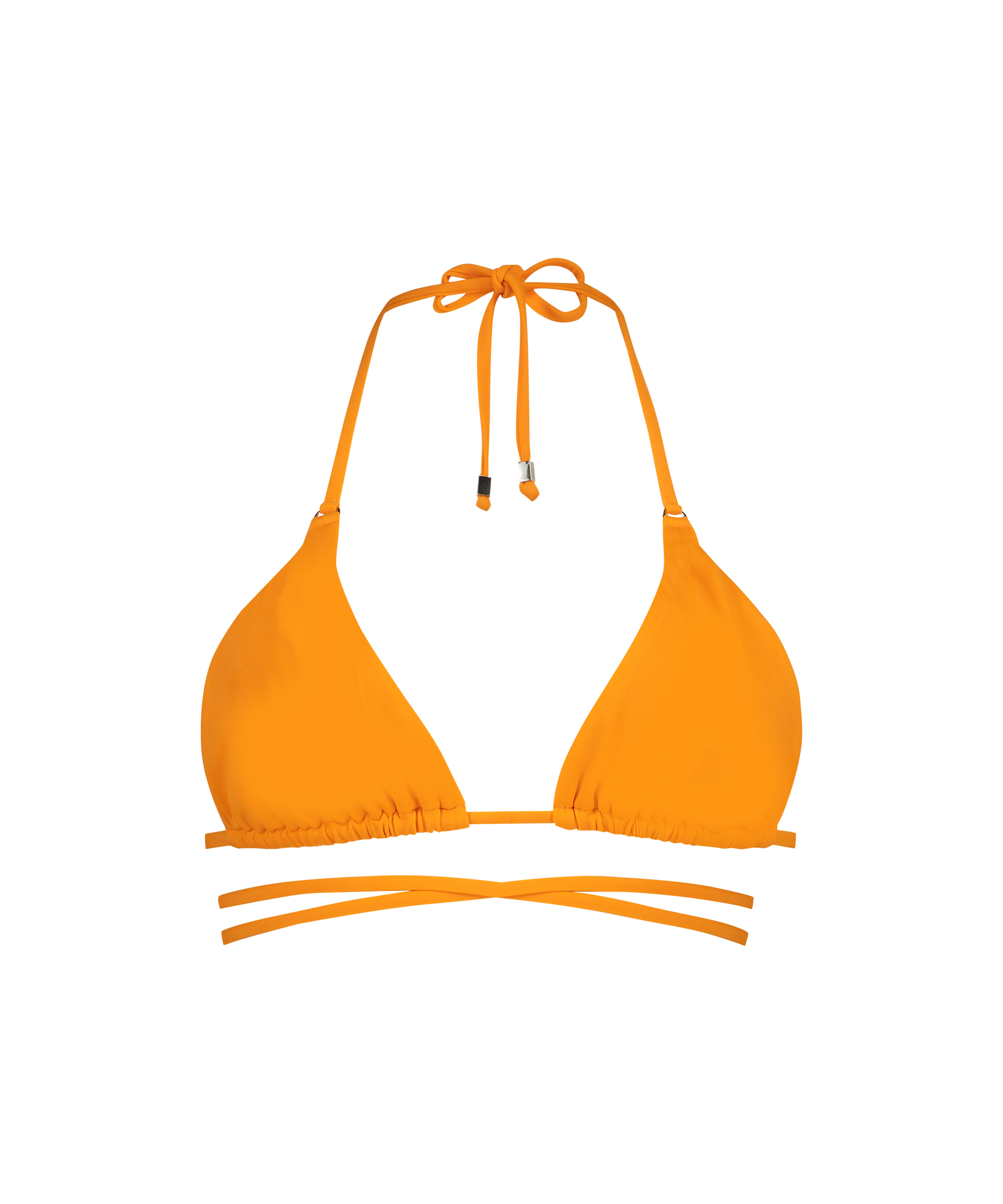 Doha triangle bikini top, Orange, main