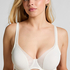 Mesh Non-Padded Underwired Bra, White