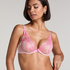 Beau Non-Padded Underwired Bra, Pink