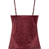 Velours Lace Cami Top, Purple