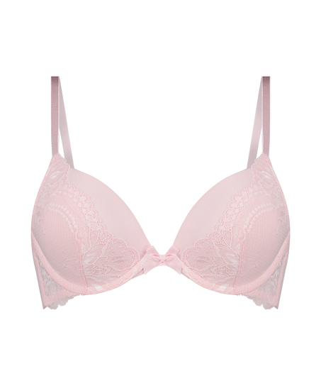 Kimberley Padded Underwired Push-Up Bra, Pink
