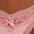 Cotton extra low thong, Pink