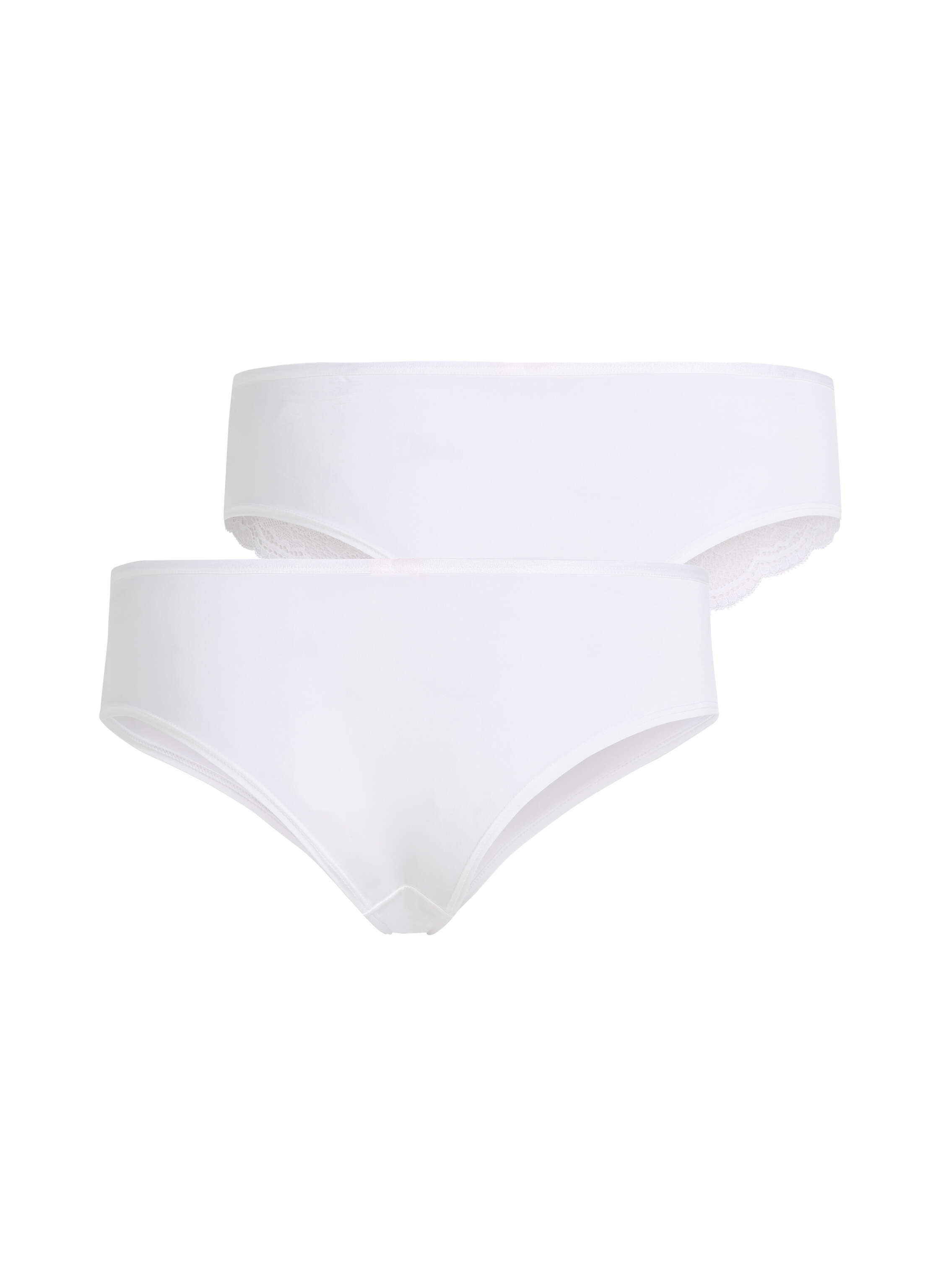 2-pack of Angie Brazilian knickers, White, main