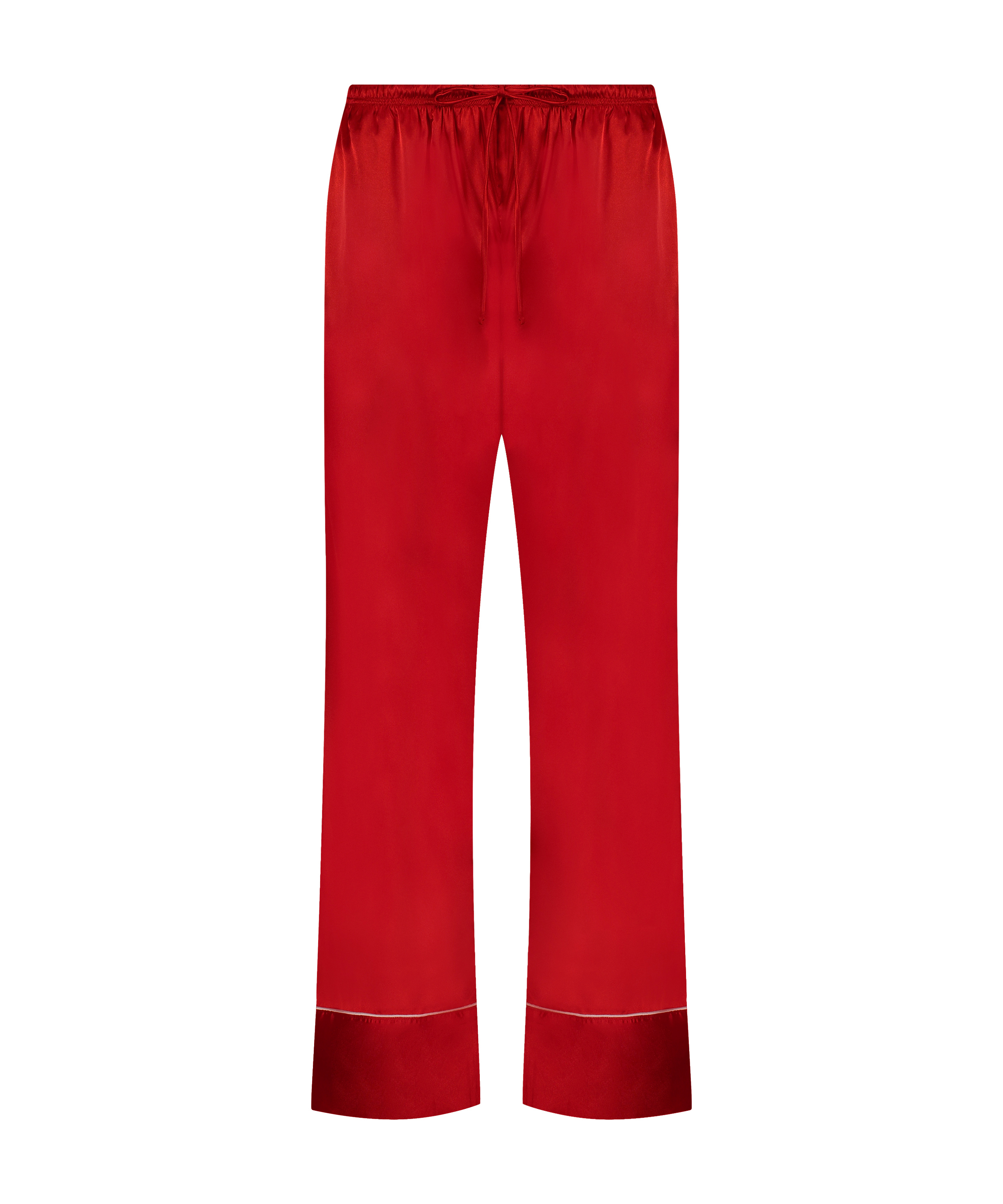 Satin Trousers, Red, main