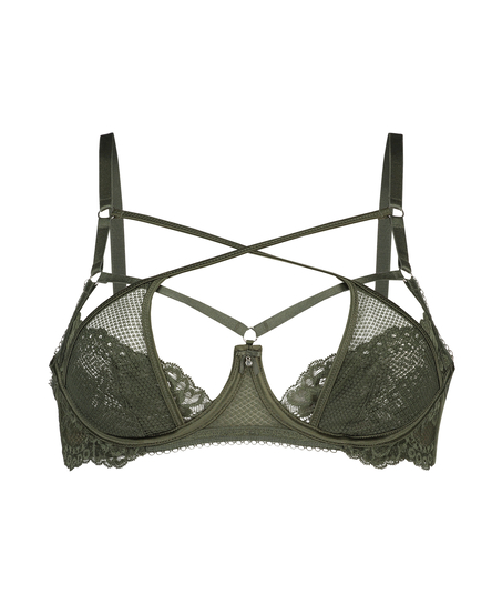 Anna Non-Padded Underwired Bra, Green