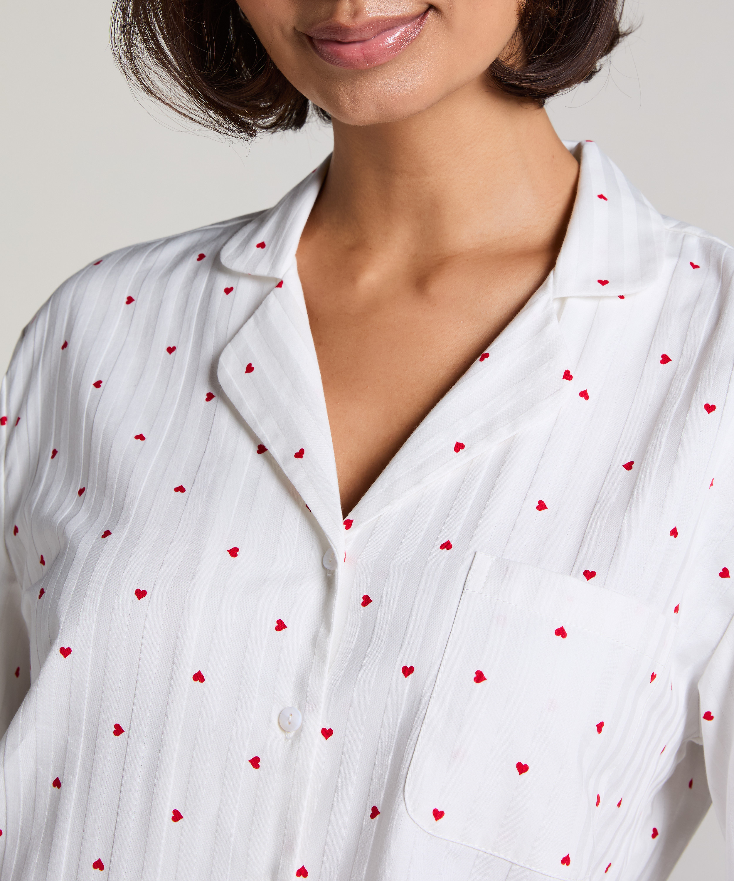 Jacquard Jacket Longsleeve, White, main