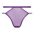 Sadie Open Crotch Brazilian, Purple