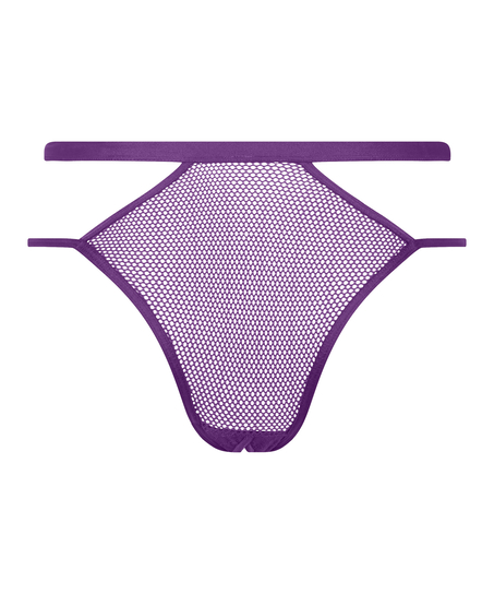 Sadie Open Crotch Brazilian, Purple