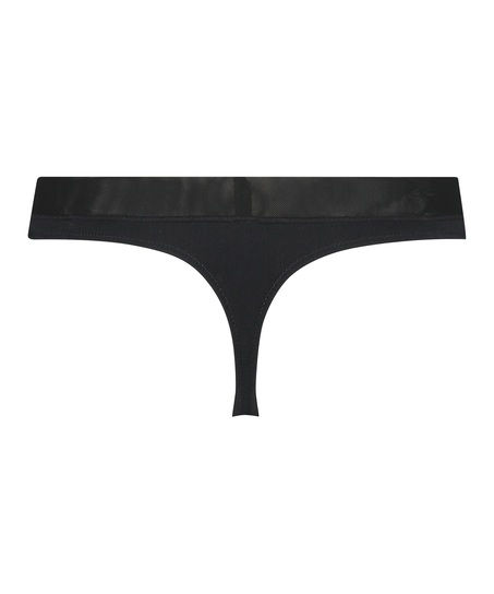 Mesh Thong, Black