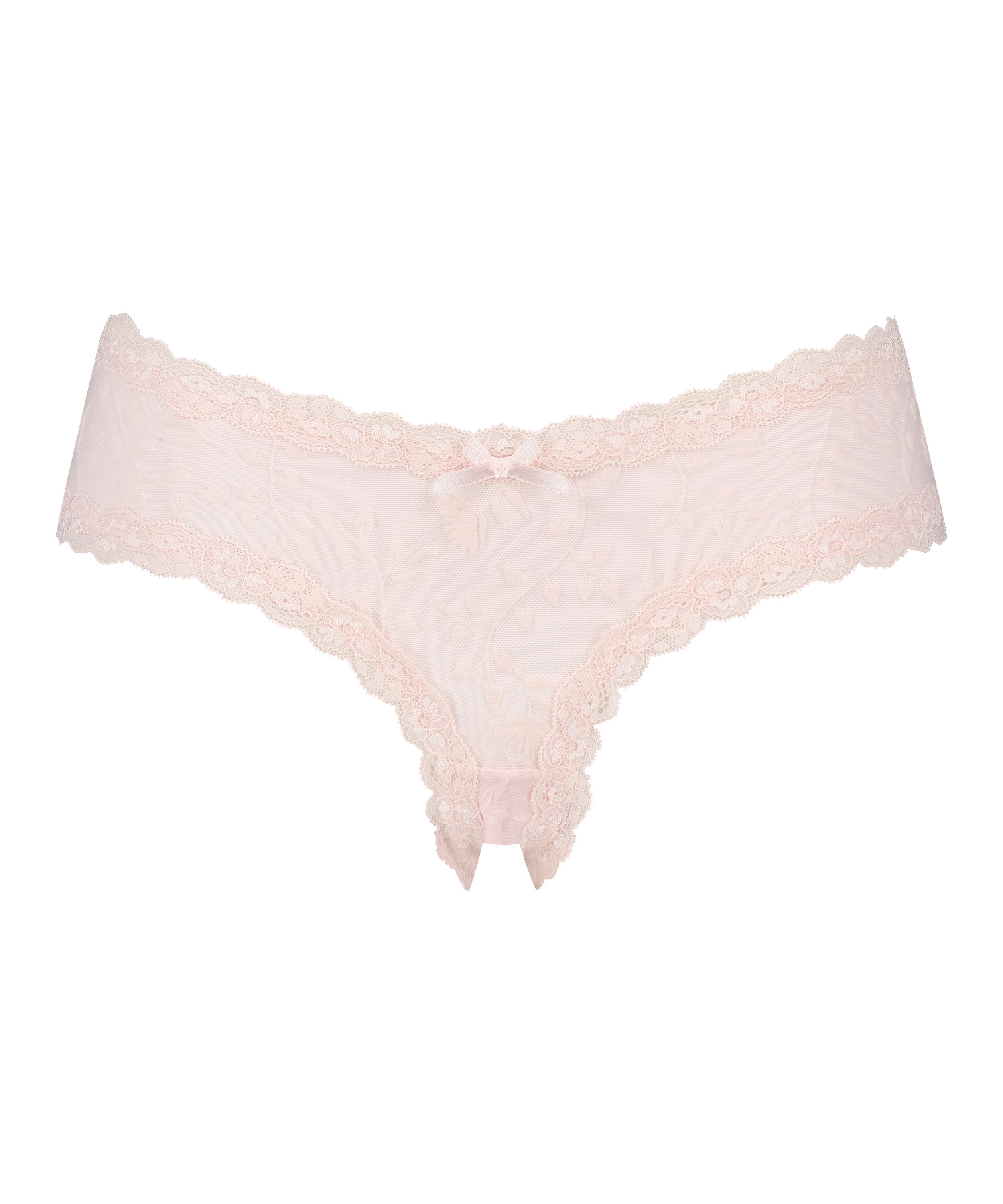 V-shape Mesh Brazilian, Pink, main