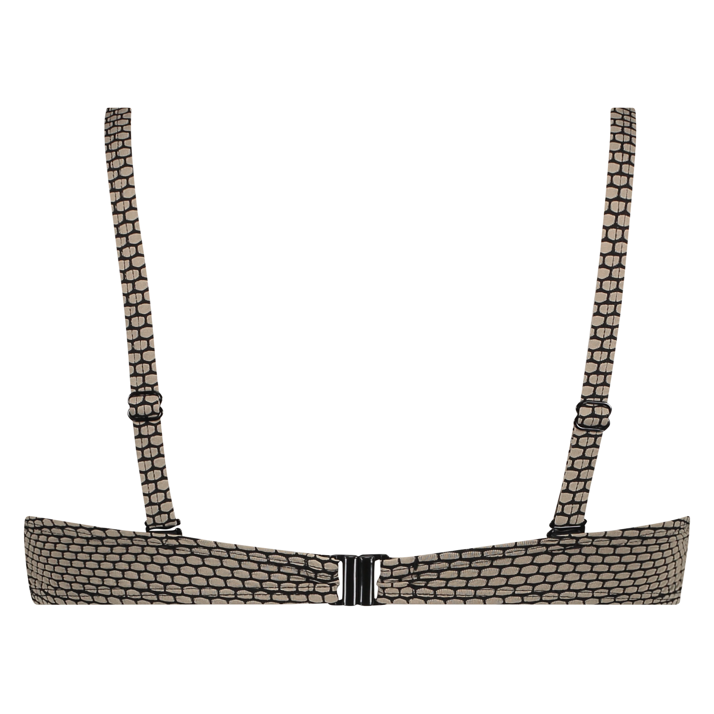 Fango bandeau bikini top, Brown, main