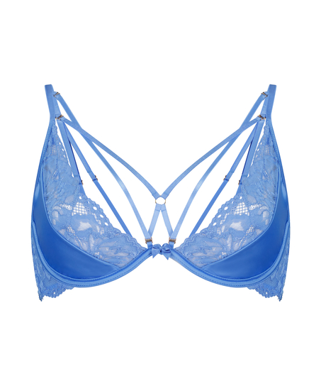 Extrovert Non-Padded Underwired Bra, Blue