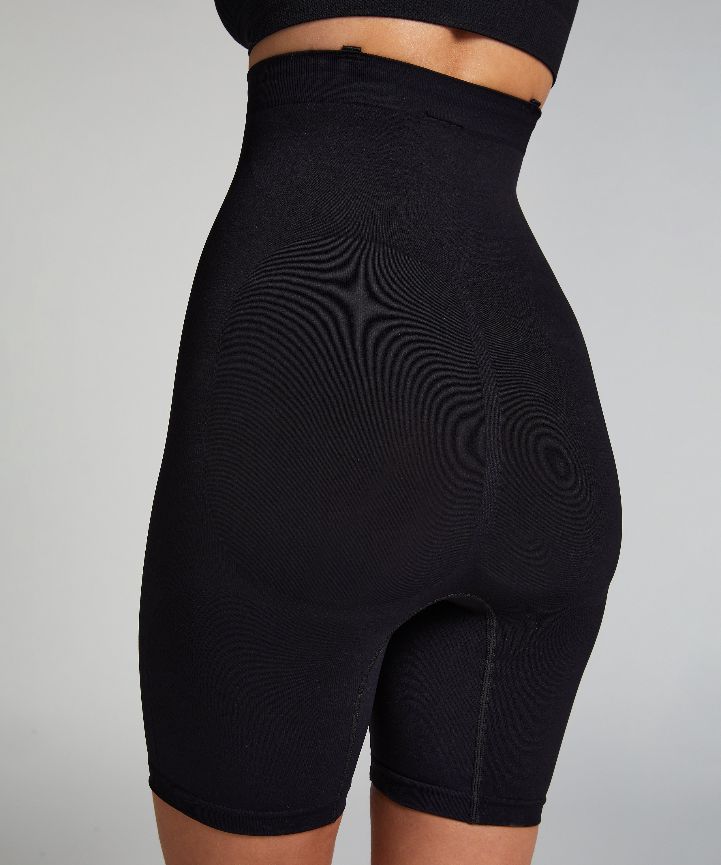 Seamless Enhancing Thigh Slimmer, Black, main