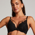 Arabella Padded Underwired Maximiser Bra, Black