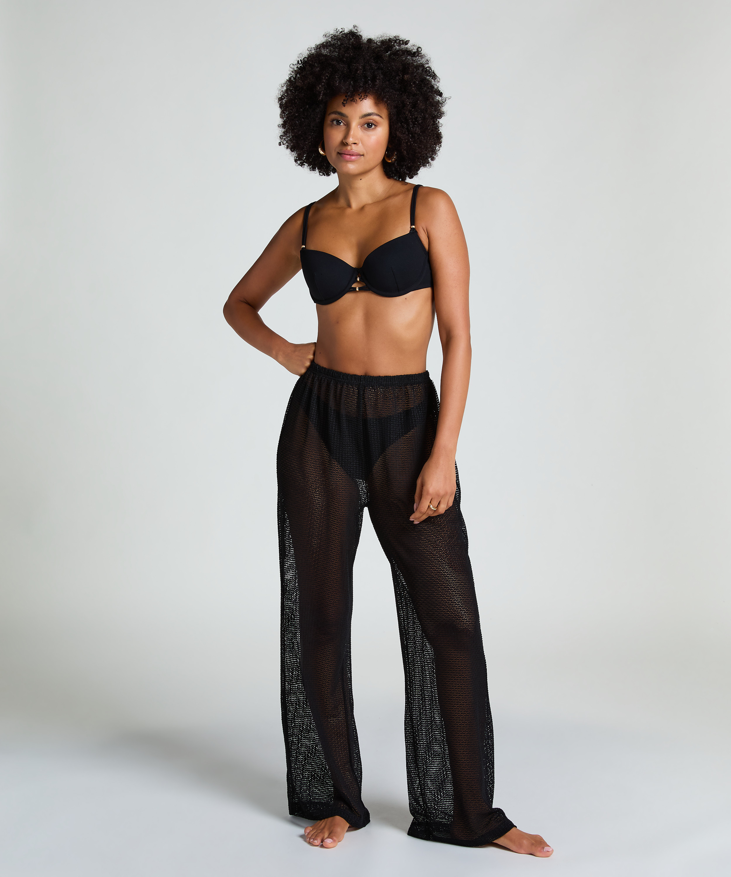 Beach Knit Pant, Black, main