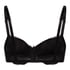 Chloe Padded Underwired Bra, Black
