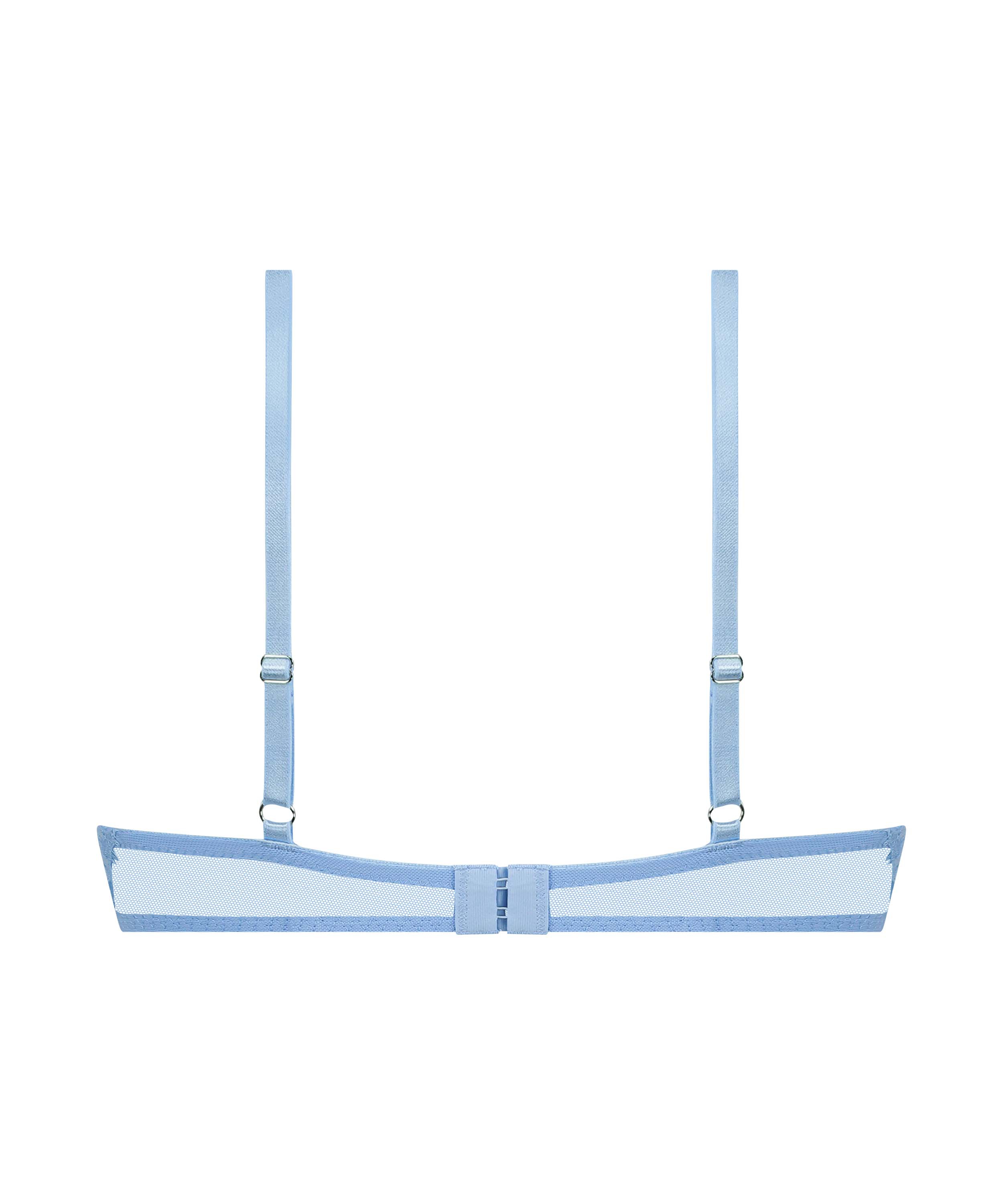 Isabella Padded Push-Up Underwired Bra, Blue, main