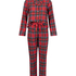 Flannel Pyjama Set, Red