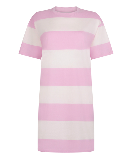 Round Neck Nightshirt, Pink