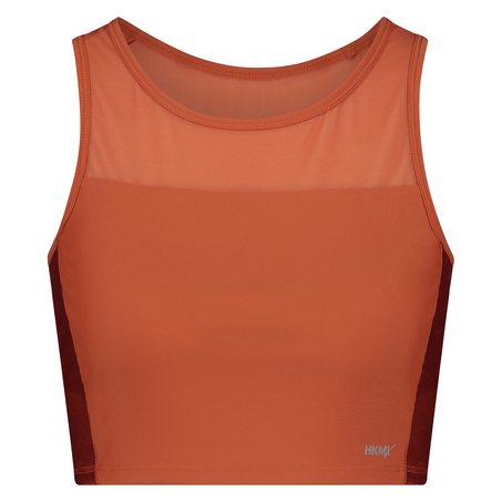 HKMX Shine on Sports cropped tanktop, Brown